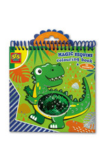 SES Creative SES Creative Magic Pailletten Kleurboek Blauw/Groen