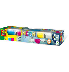 SES Creative Ses Creative Klei - Neon en Glow in the Dark 4x90 gr 00461