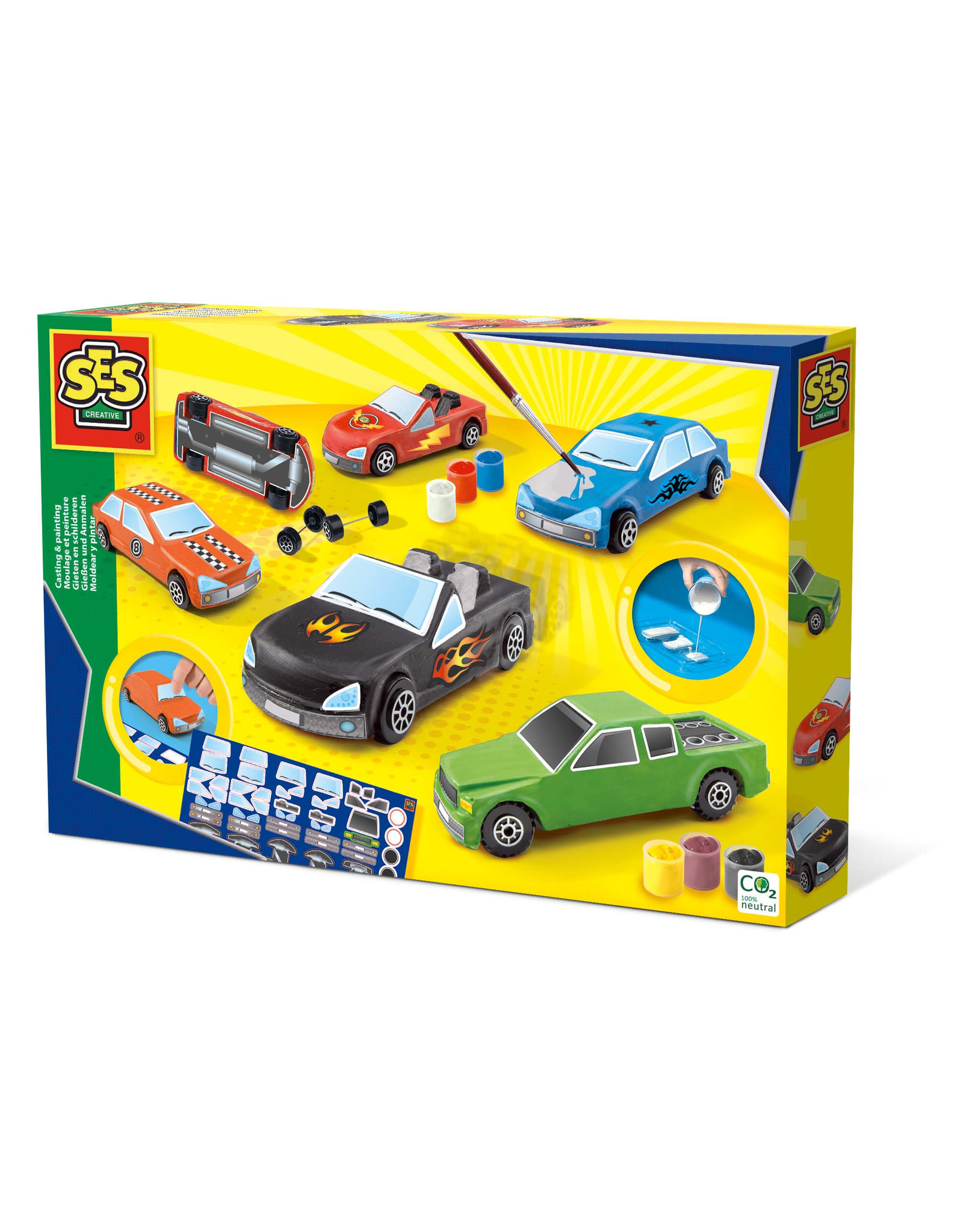 SES Creative SES Creative Gieten en Schilderen - Auto's