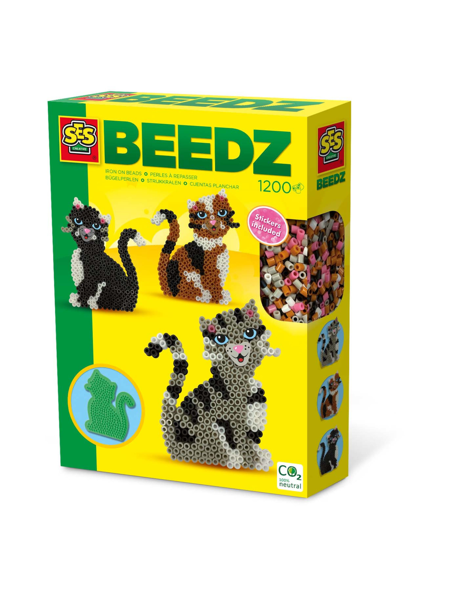 SES Creative SES Creative Beedz 06213 Strijkkralen - Poes