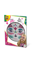SES Creative SES Creative Fashion Glitter Gezicht Tattoos - Kat SES Creative SES Creative Fashion Glitter Gezicht Tattoos - Kat