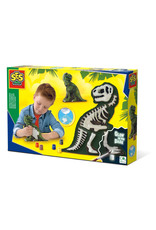 SES Creative SES Creative Gieten en Schilderen - T-Rex met Skelet