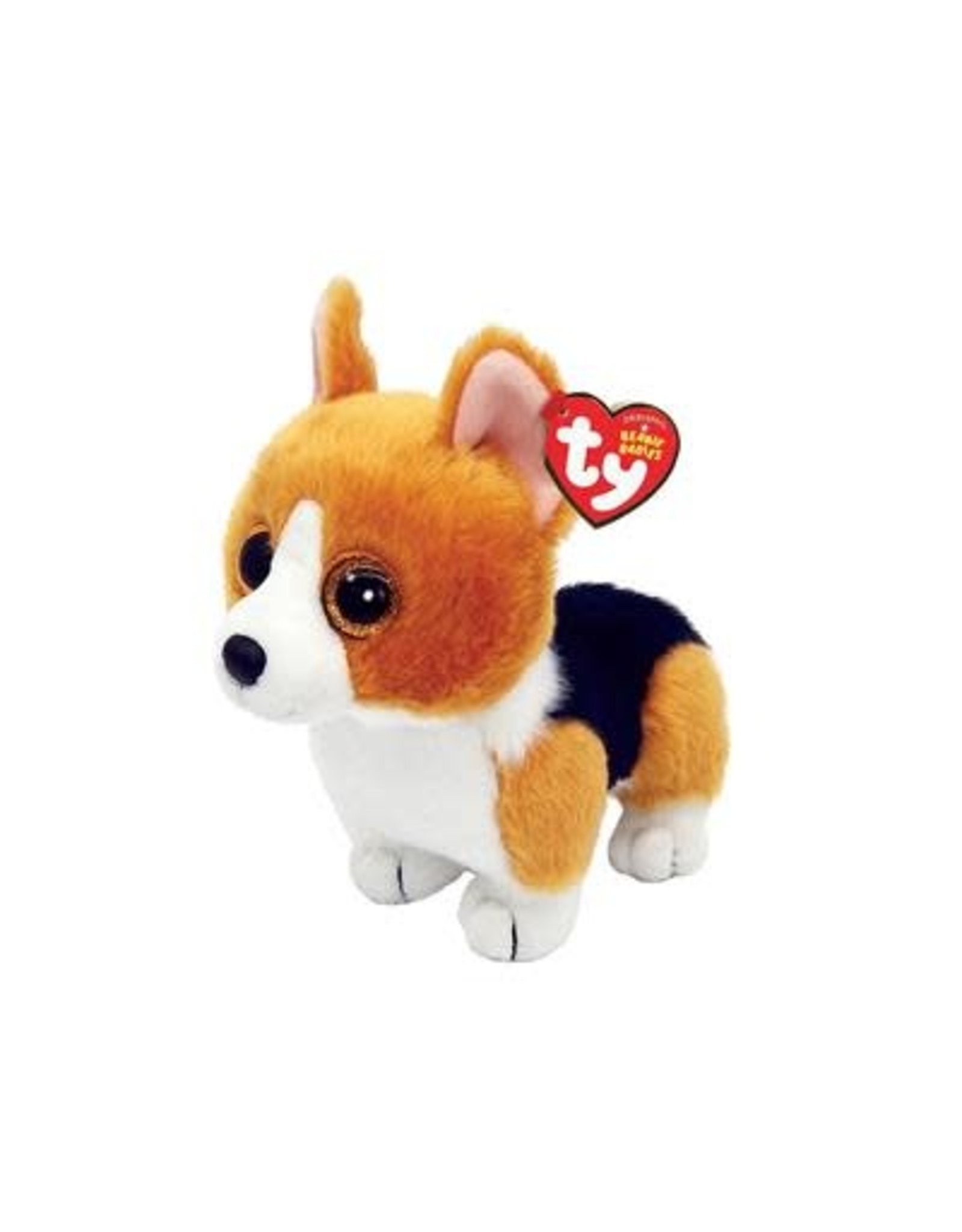 Ty Ty Beanie Babies Colin  de Corgi  hond 15cm