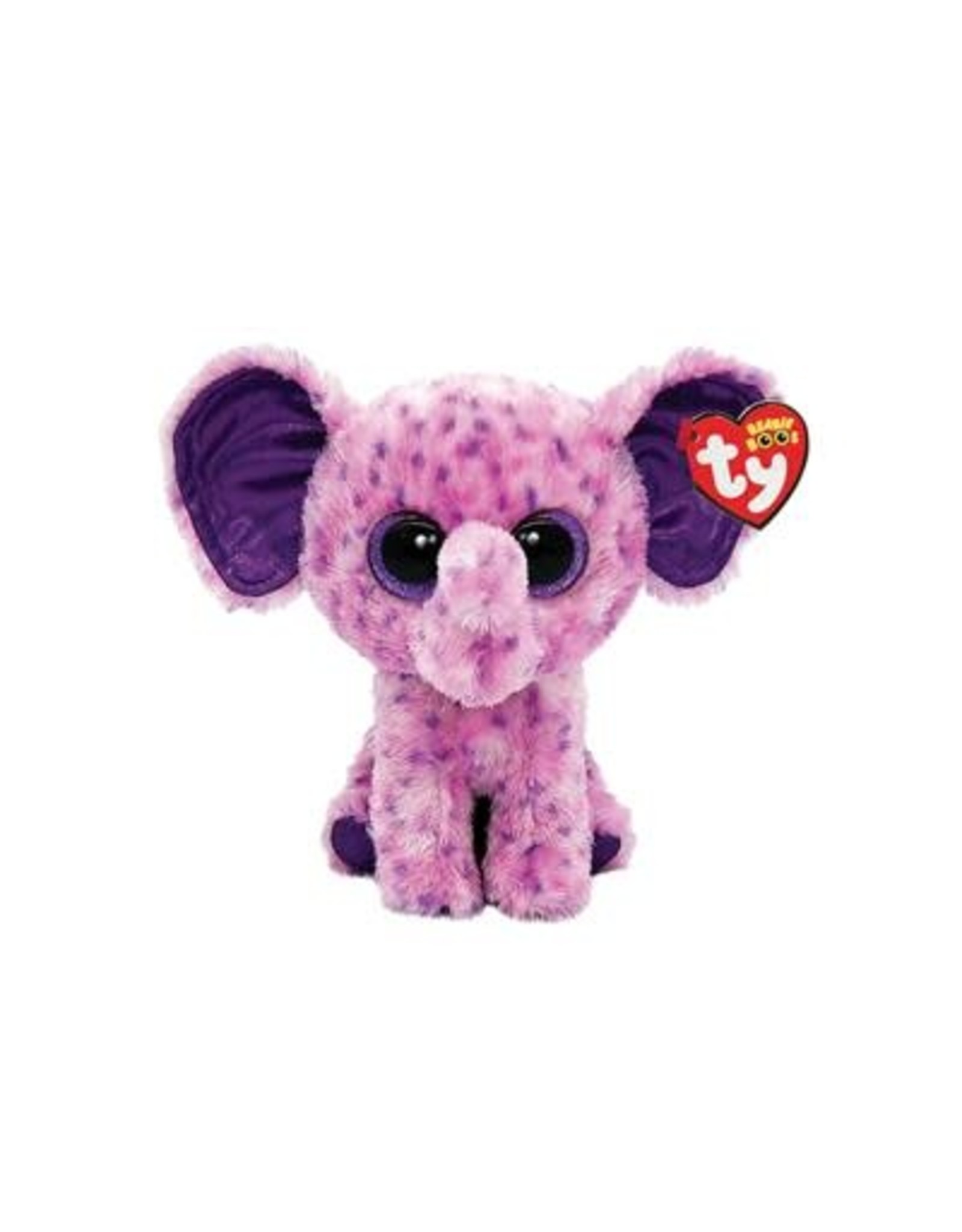 Ty Ty Beanie Boo's Eva de paarse Olifant 15 cm