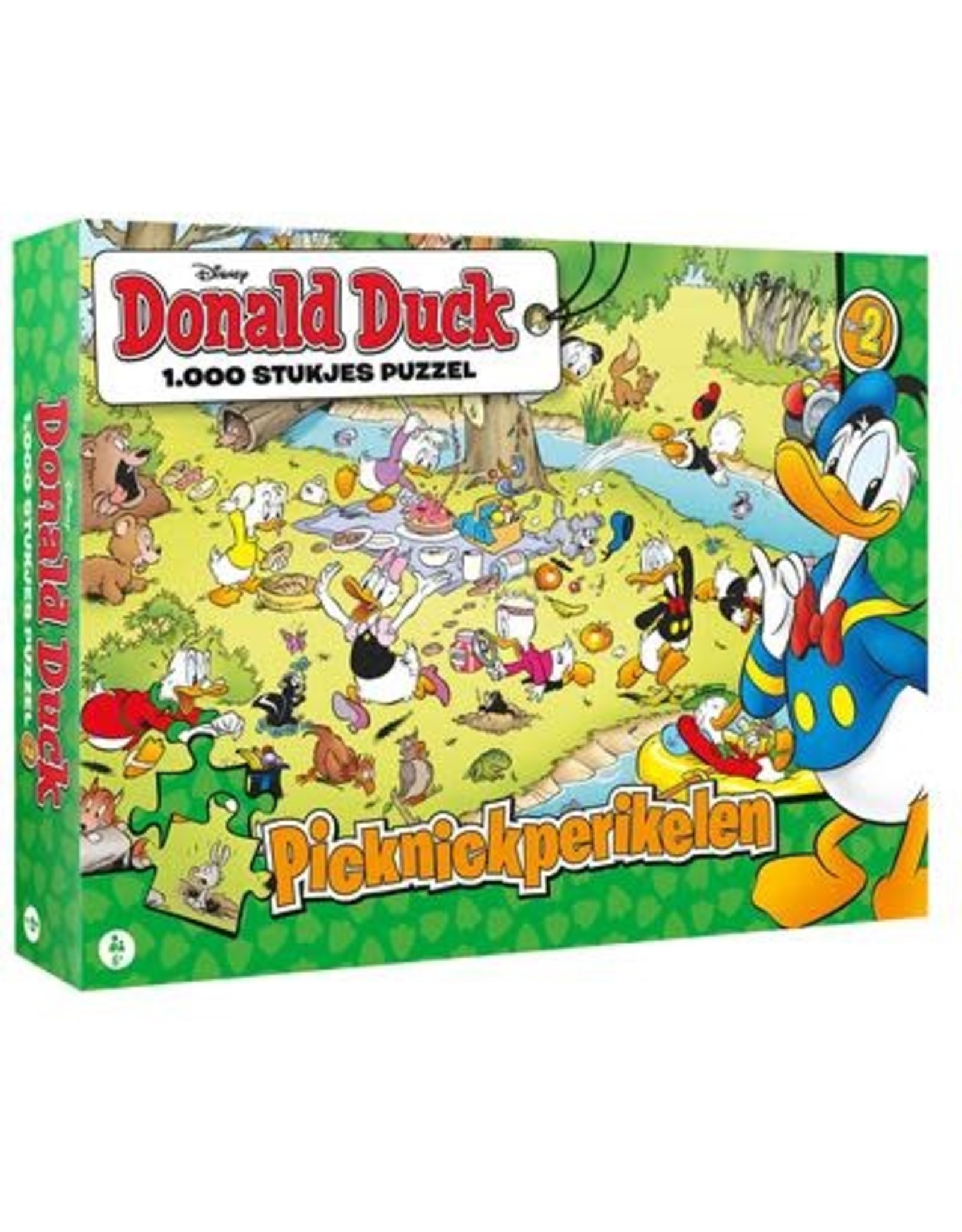 Just Games Puzzel 87403 Donald Duck Picknickperikelen: 1000 stukjes