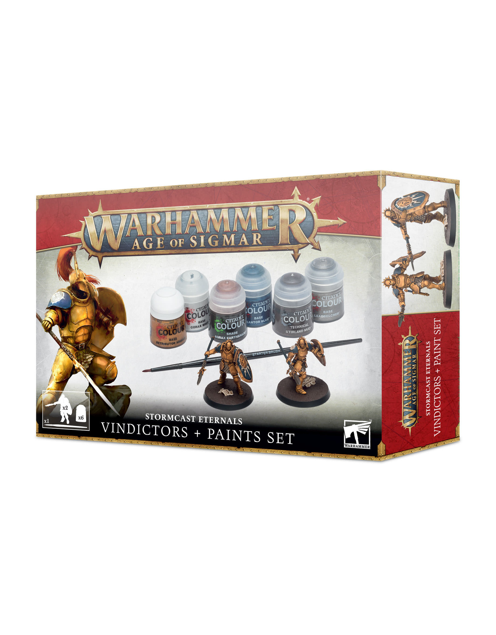 Warhammer Warhammer Age of Sigmar Stormcast Eternals: Vindictors + Paints Set