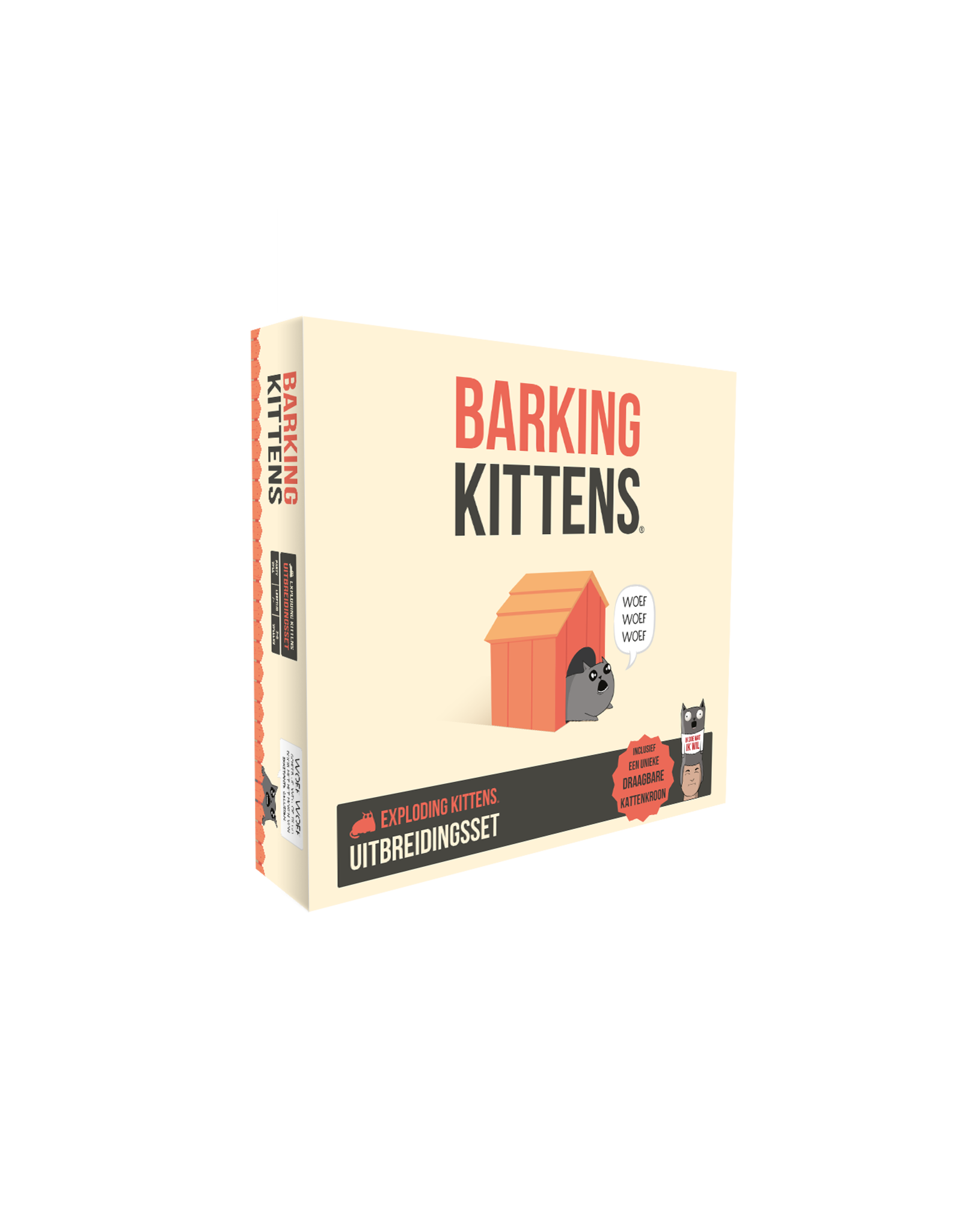 Asmodee Exploding Kittens Uitbreidingsset: Barking Kittens