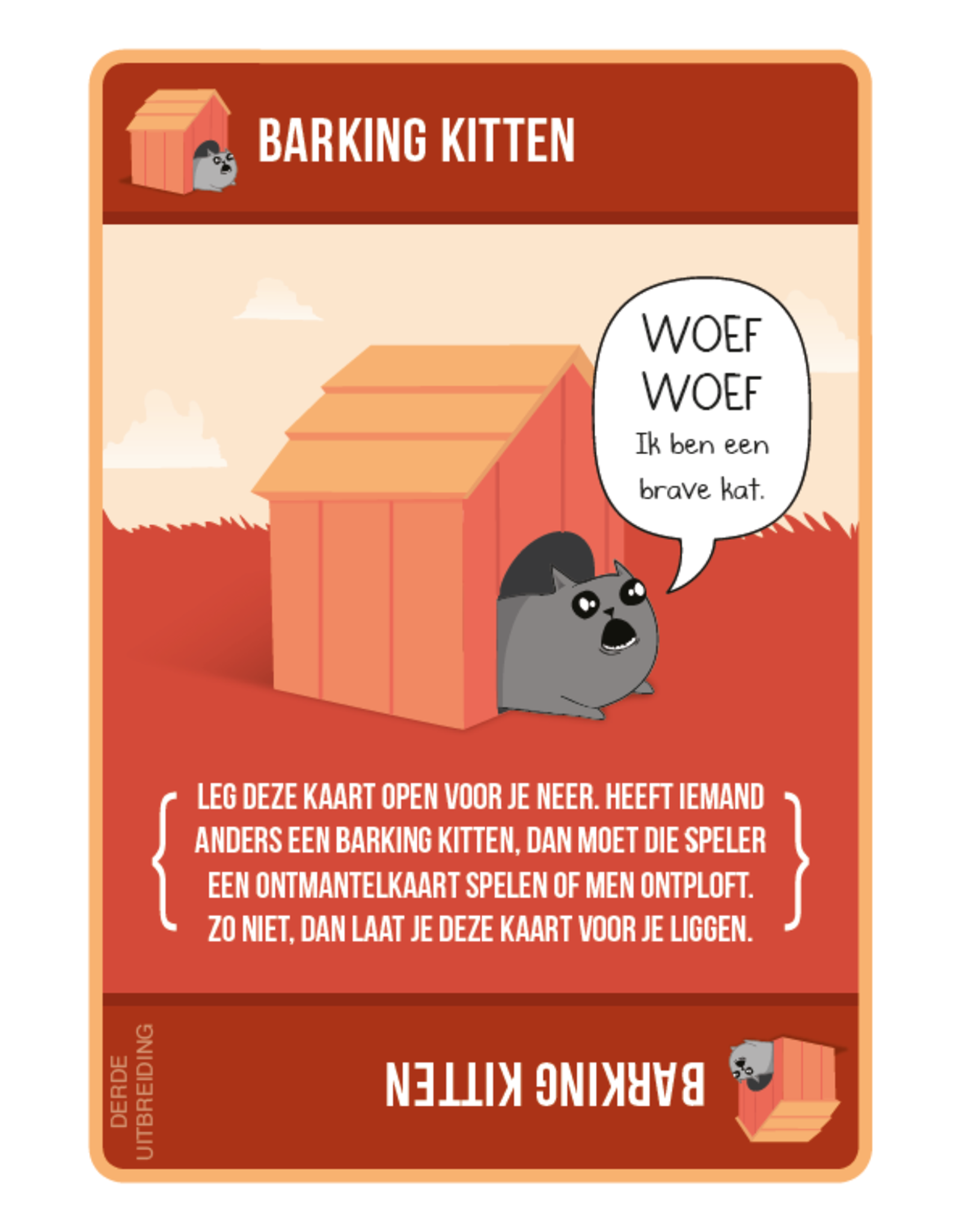 Asmodee Exploding Kittens Uitbreidingsset: Barking Kittens