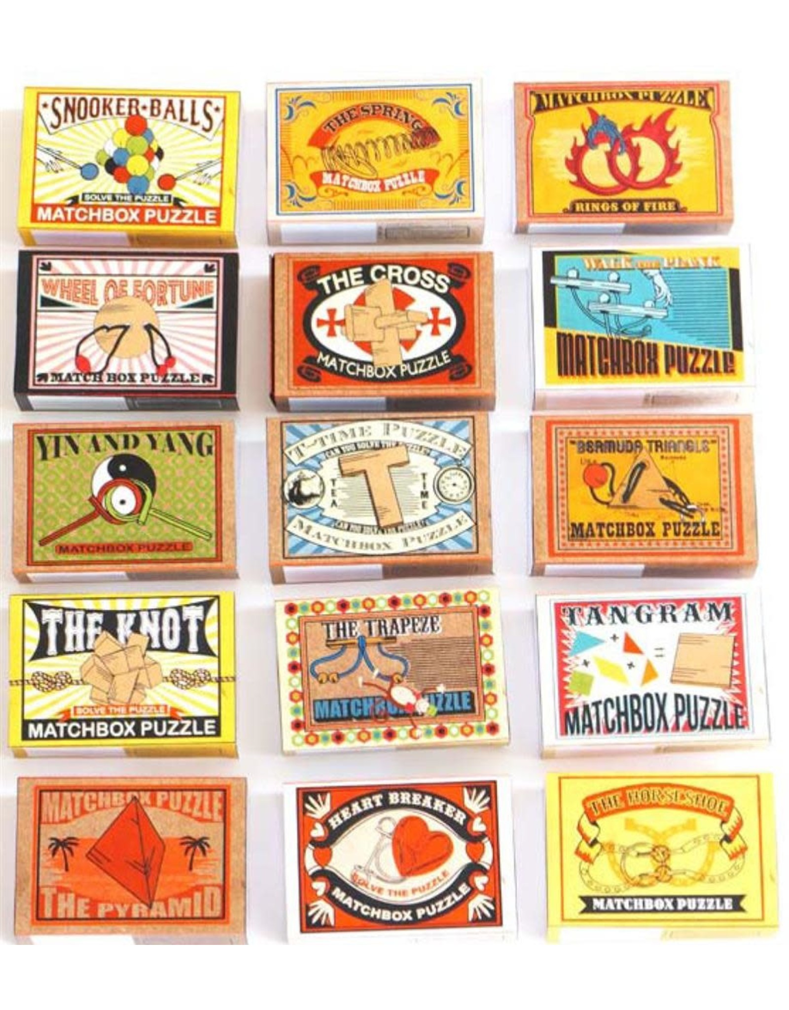 Professor Puzzle Matchbox Puzzle - 15 assorti - breinbreker