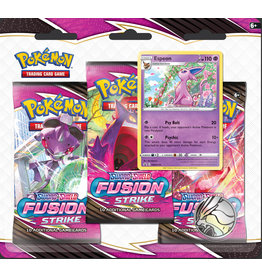 The Pokemon Company Pokémon TCG Sword & Shield Fusion Strike Espeon 3 Booster Blister