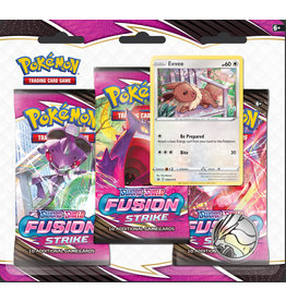 The Pokemon Company Pokémon TCG Sword & Shield Fusion Strike Eevee  3 Booster Blister