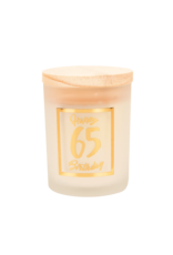 Kleine Geurkaars Goud/Wit - 65 Jaar
