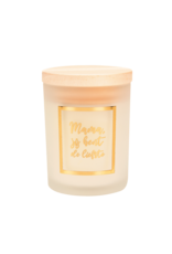 Kleine Geurkaars Goud/Wit - Mama