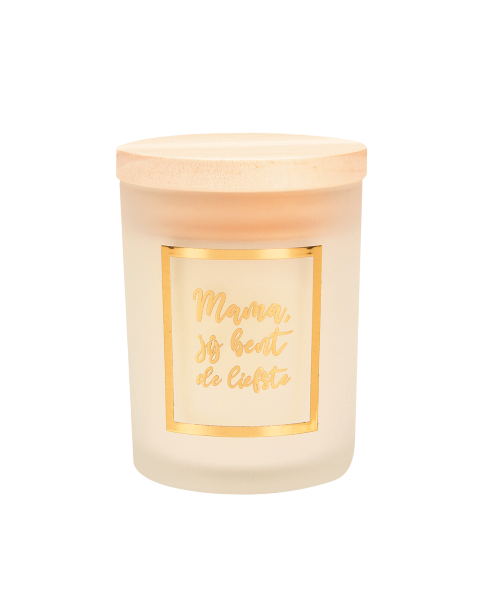 Kleine Geurkaars Goud/Wit - Mama