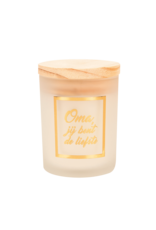 Kleine Geurkaars Goud/Wit - Oma