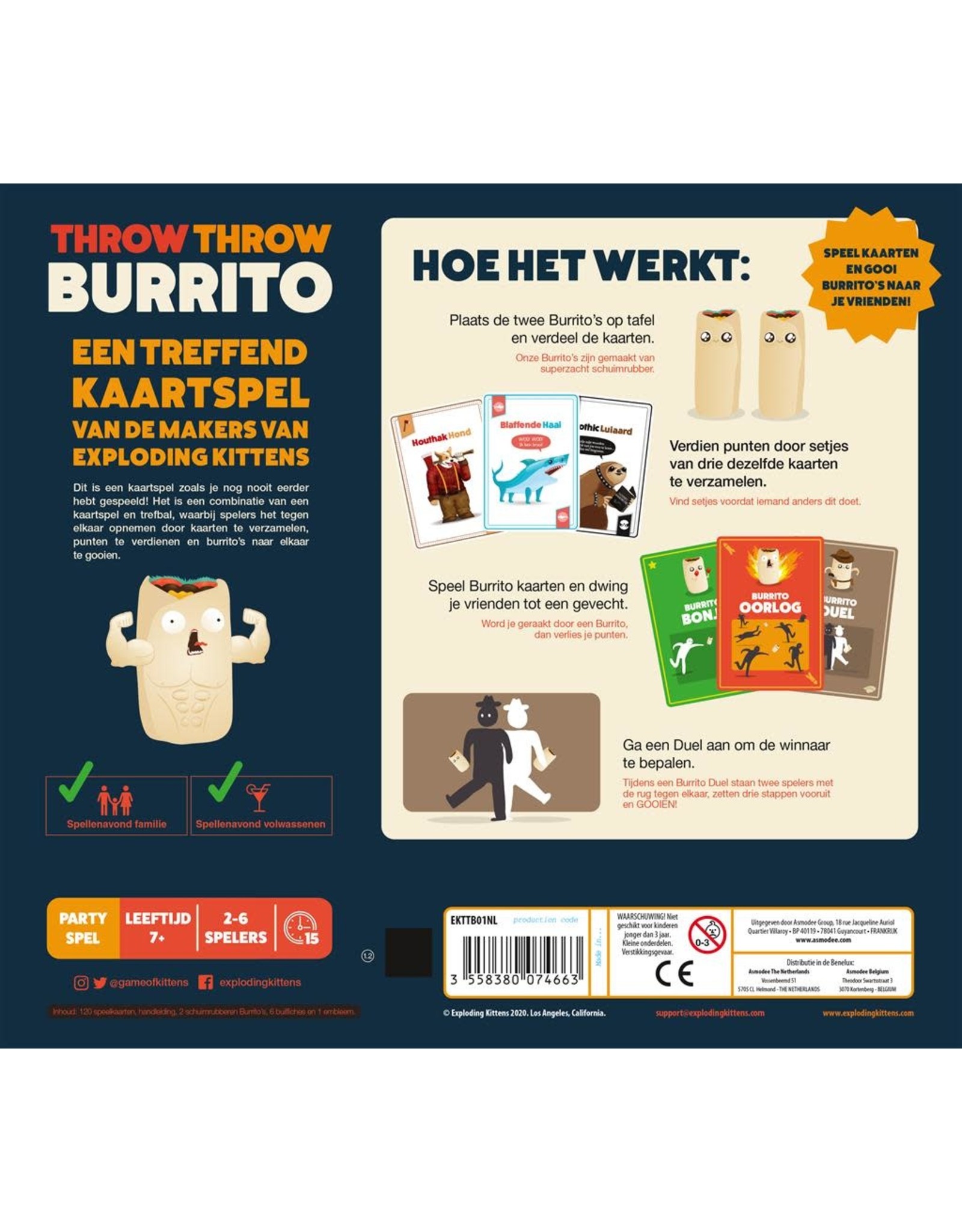 Exploding Kittens Throw Throw Burrito NL