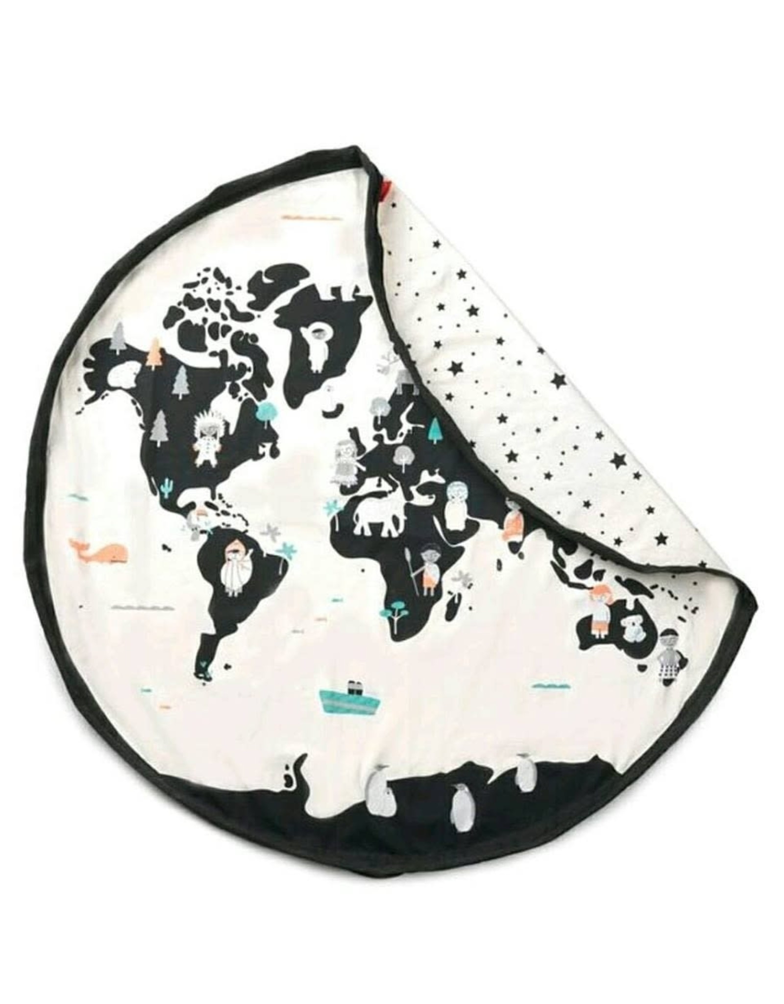 Play & go Play & Go Speelkleed/Opbergzak - Worldmap Play