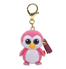 Ty Ty Mini Boo's Clip Gilder de roze met witte Pinguin 9cm