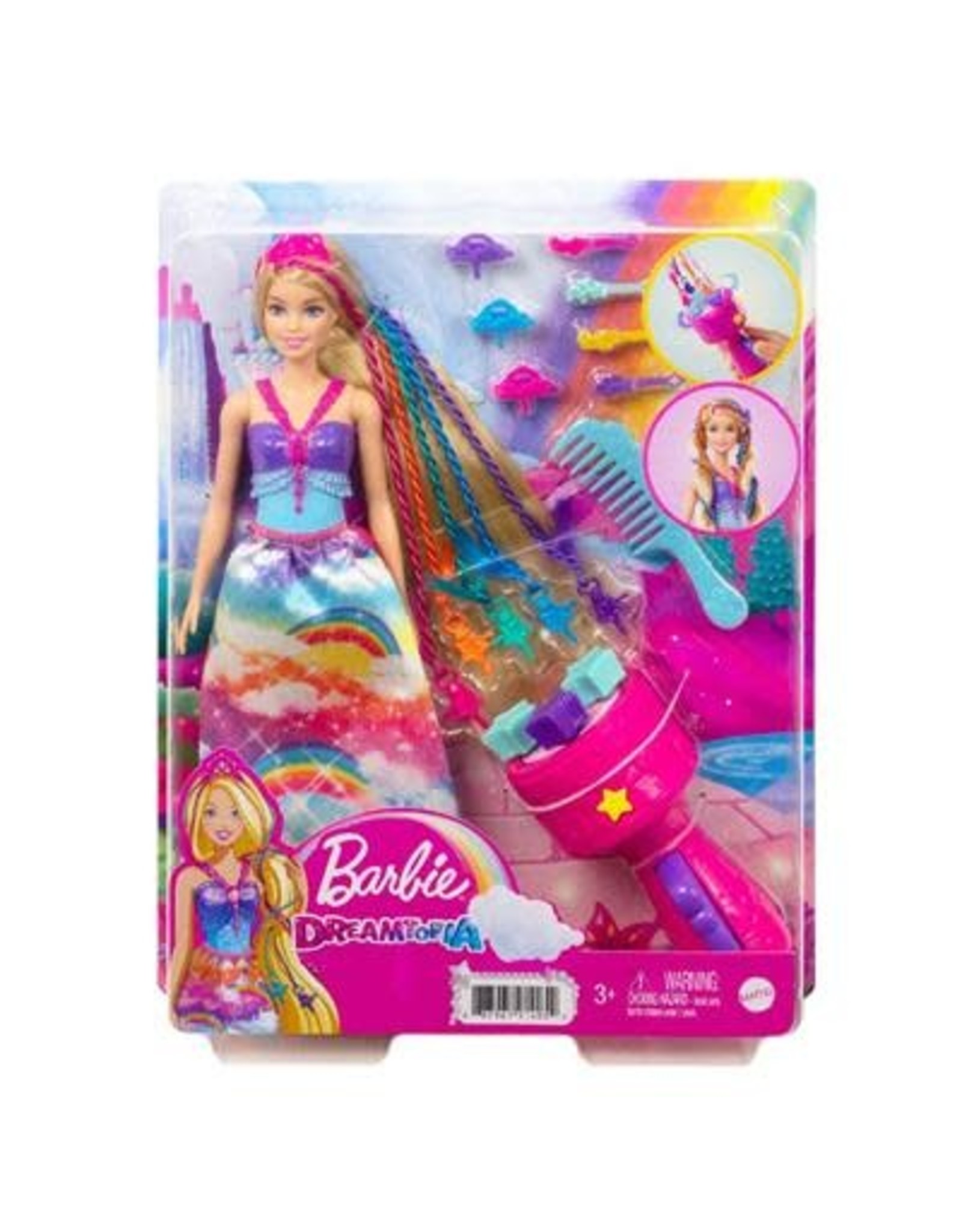 Mattel Barbie Dreamtopia Haarverzorgingspop + Accessoires