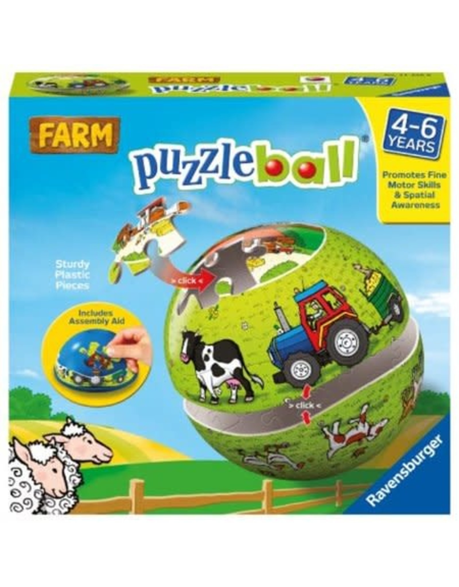 Ravensburger Ravensburger 3D Puzzleball 114580 Farm - 24 Stukjes