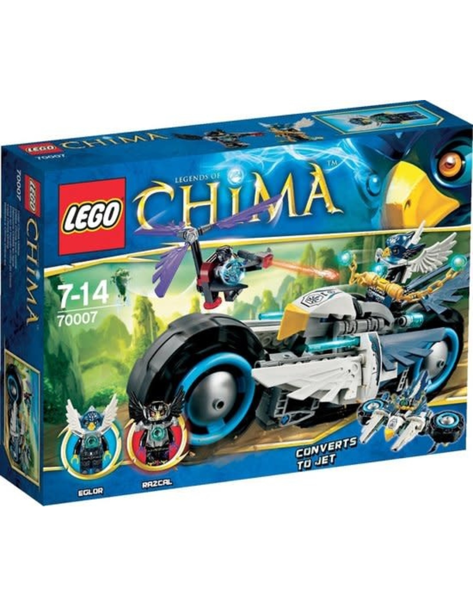 LEGO Lego Chima 70007 Eglor’s Tweelingmotor – Eglors Twin Bike