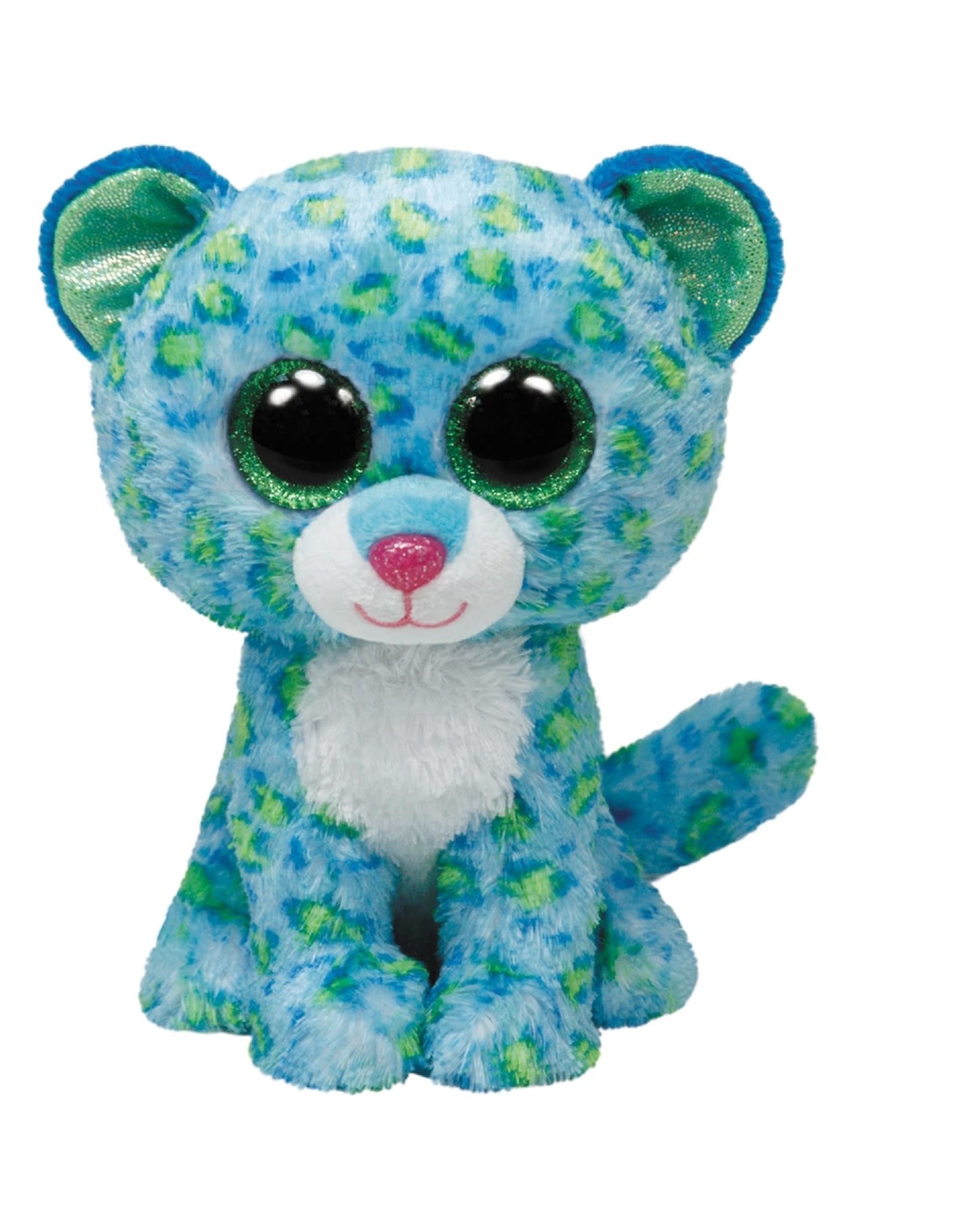 Ty Ty Beanie Buddy Leona het Blauwe Luipaard 24cm