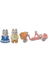 Sylvanian Families Sylvanian Families 5637 Tandem Fiets Set - Husky Zus & Broer