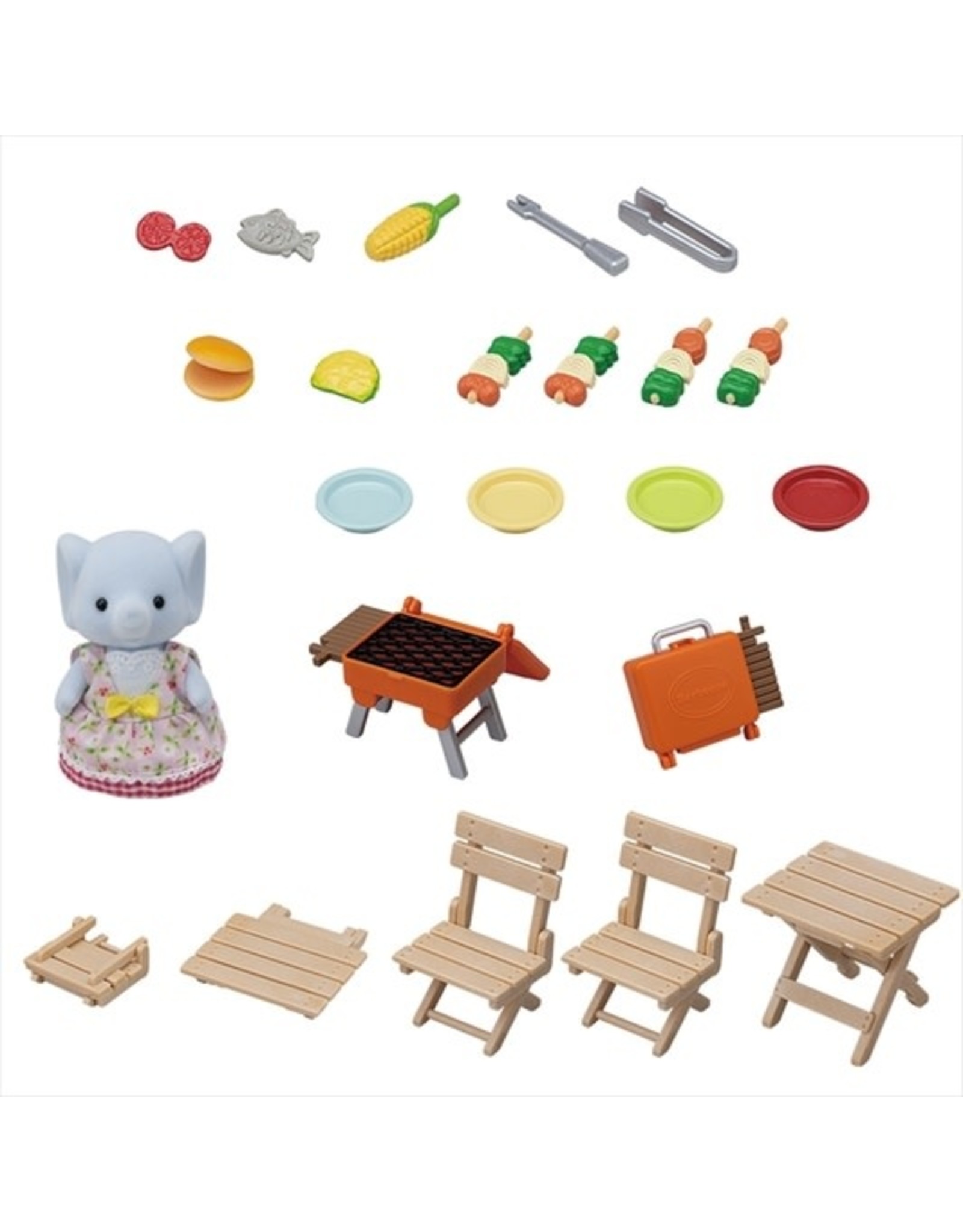 Sylvanian Families Sylvanian Families 5640 BBQ Picknick Set- Olifant Meisje