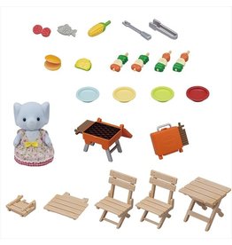 Sylvanian Families Sylvanian Families 5640 BBQ Picknick Set- Olifant Meisje