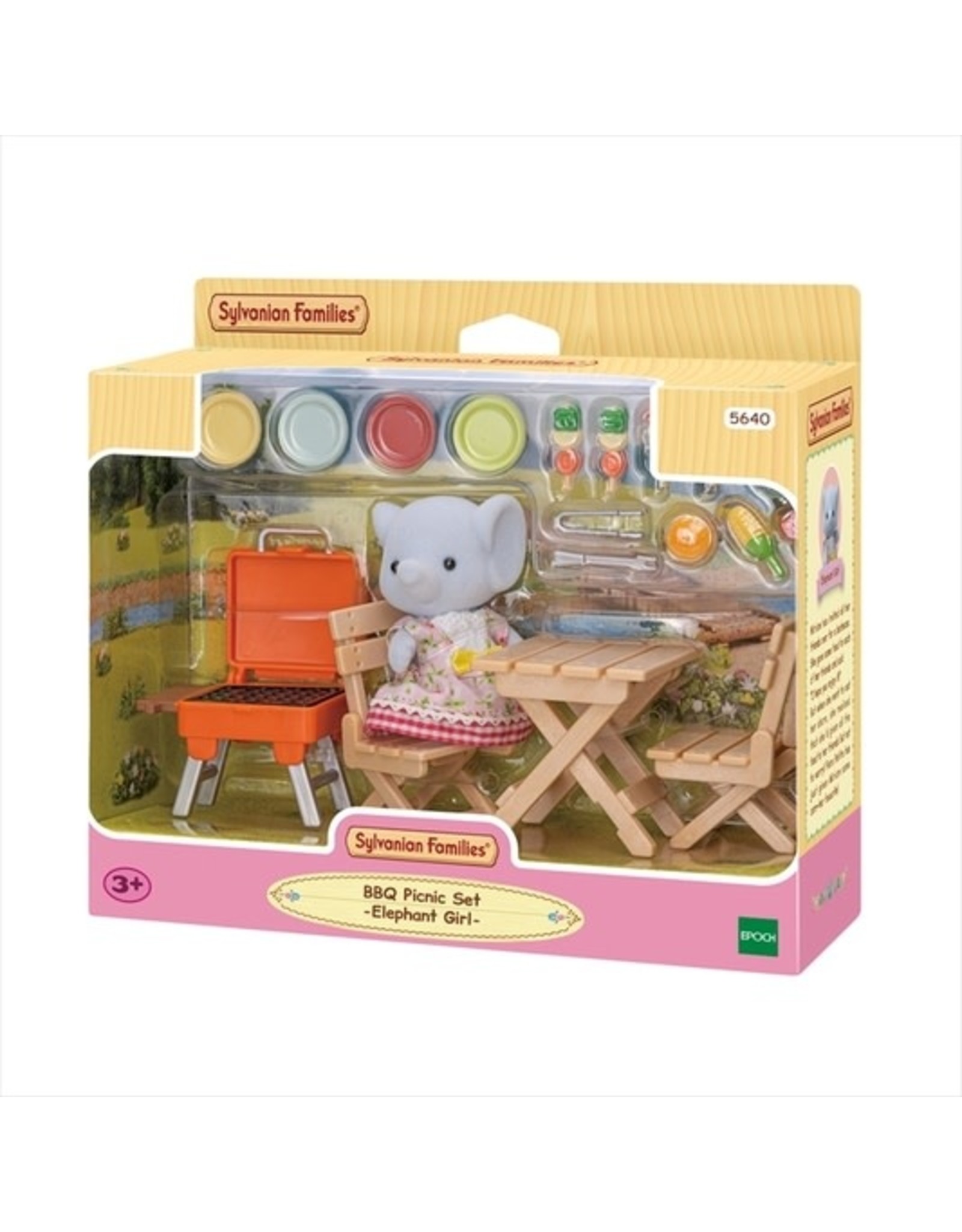 Sylvanian Families Sylvanian Families 5640 BBQ Picknick Set- Olifant Meisje