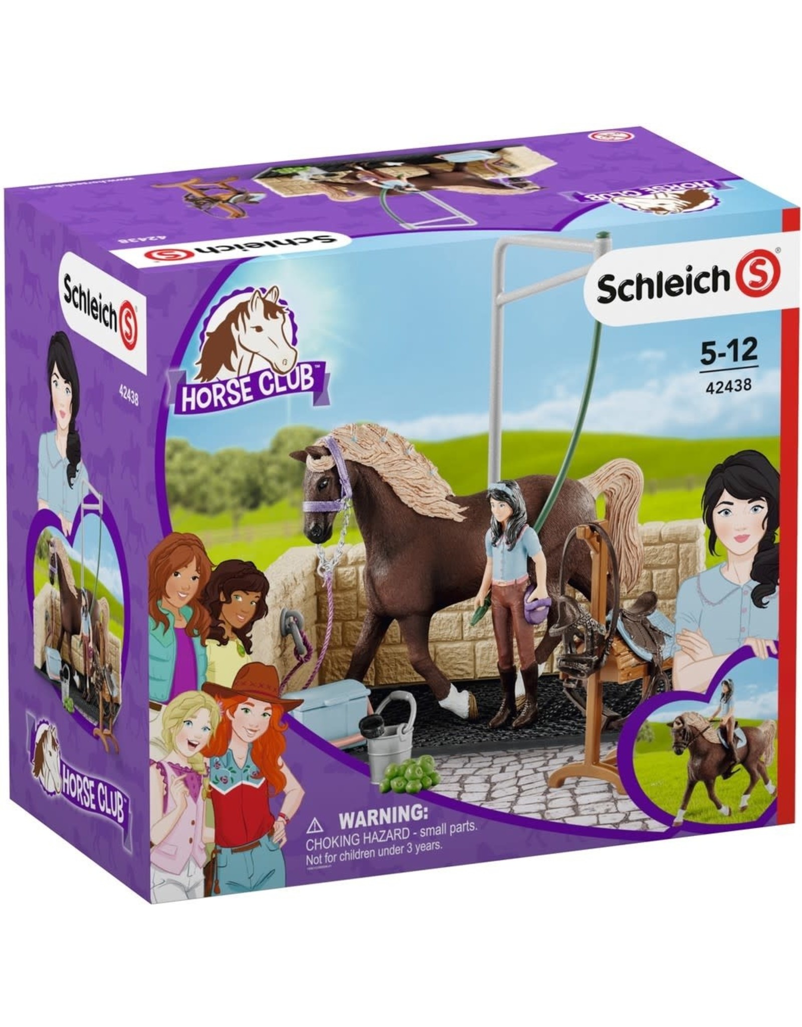 Schleich Schleich Horse Club 42438 Paardenwasbox Emily en Luna