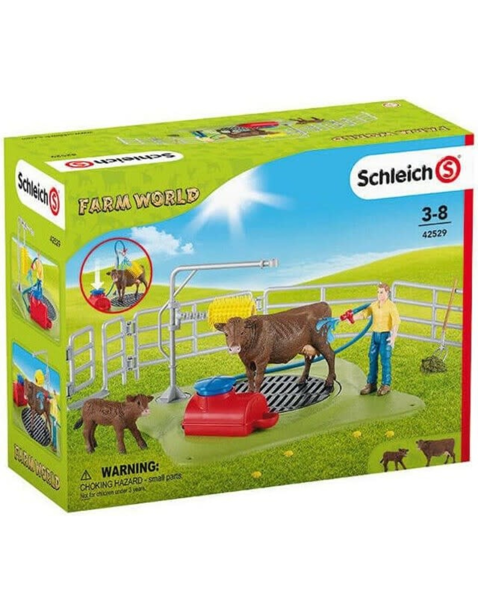 Schleich Schleich Farm World 42529 Wasplaats voor Koeien