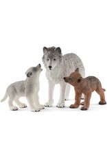 Schleich Schleich Wild Life 42472 Moeder Wolf Met Puppy's