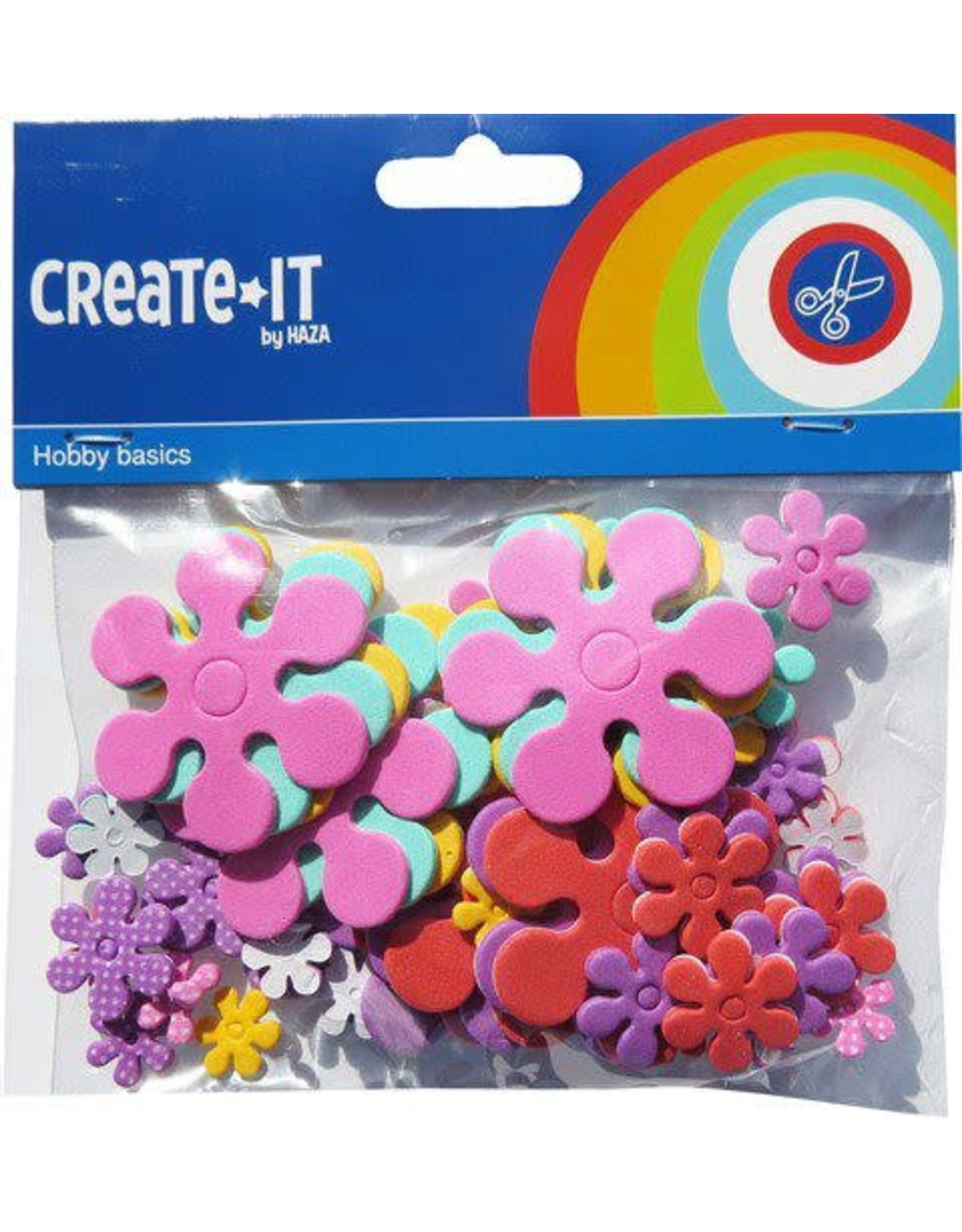 Create-It Haza Create-It Foam Bloemen 70 stuks