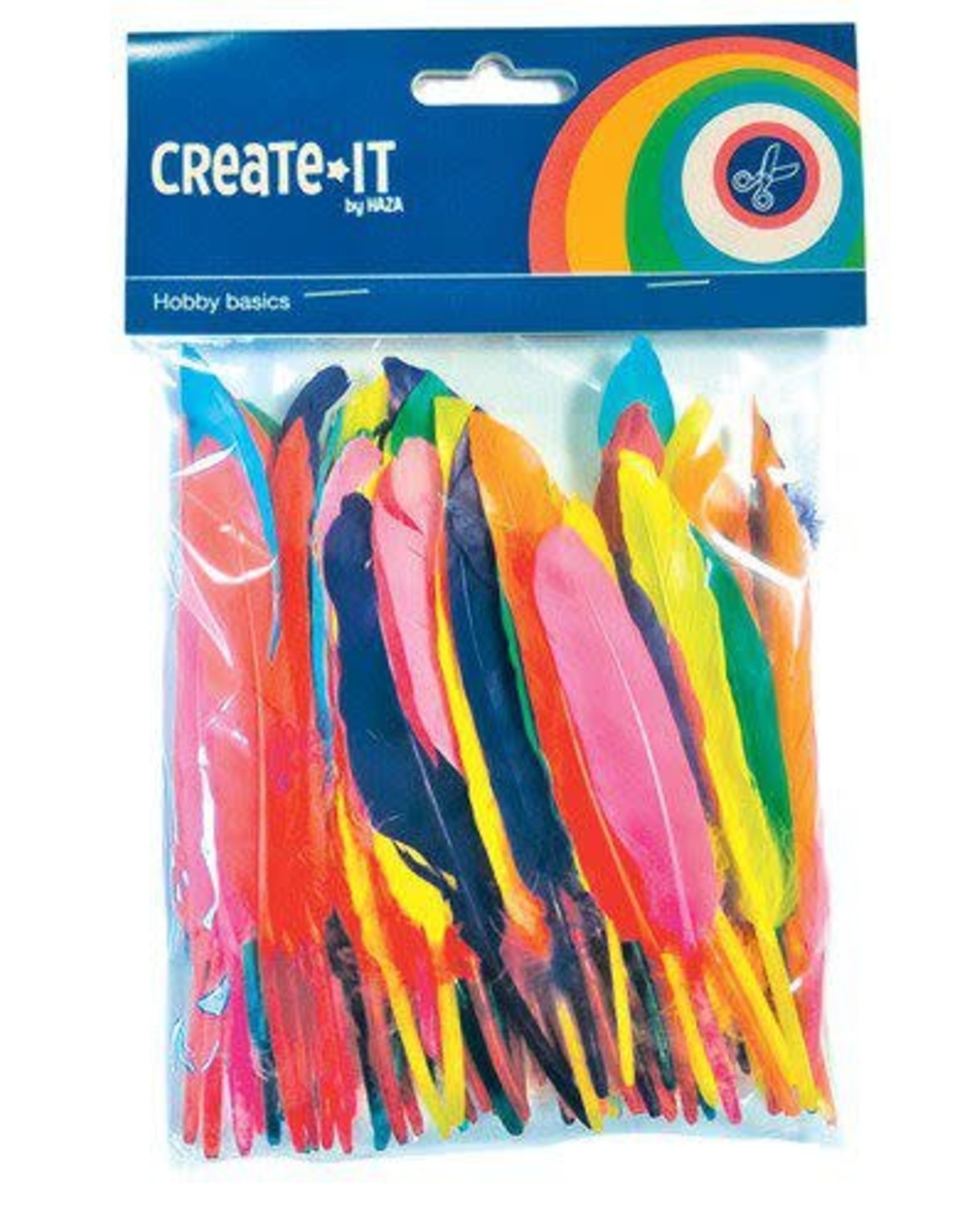 Create-It Haza Create-it  Pluimen assorti 100 stuks