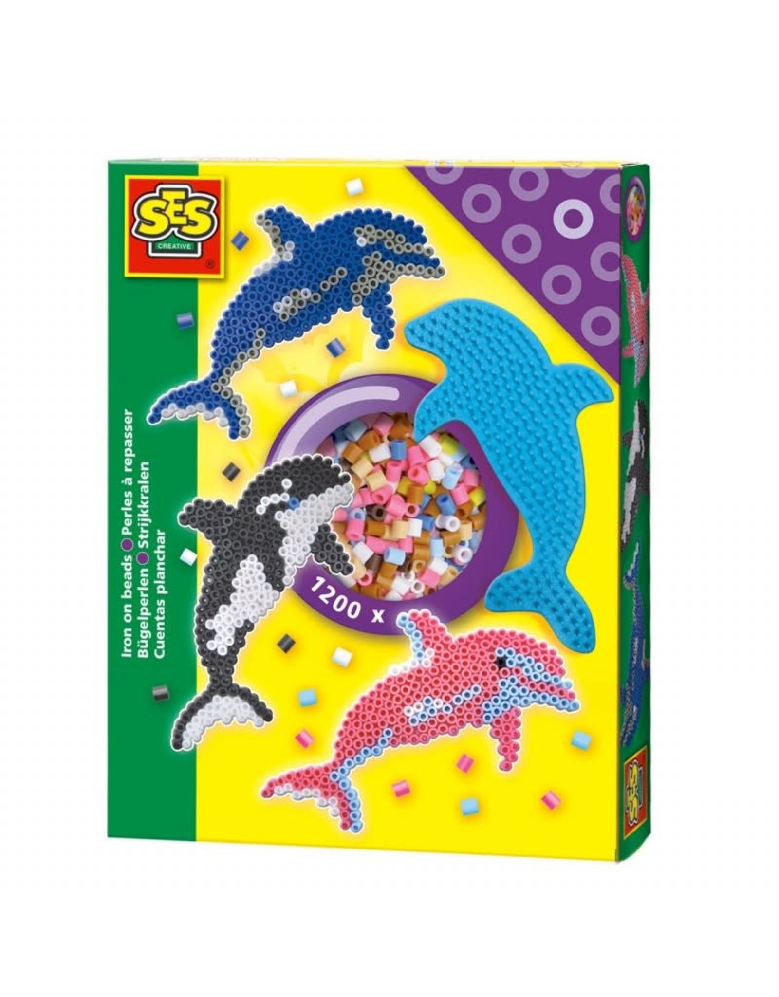 SES Creative SES Creative 06114 Strijkkralenset Dolfijn
