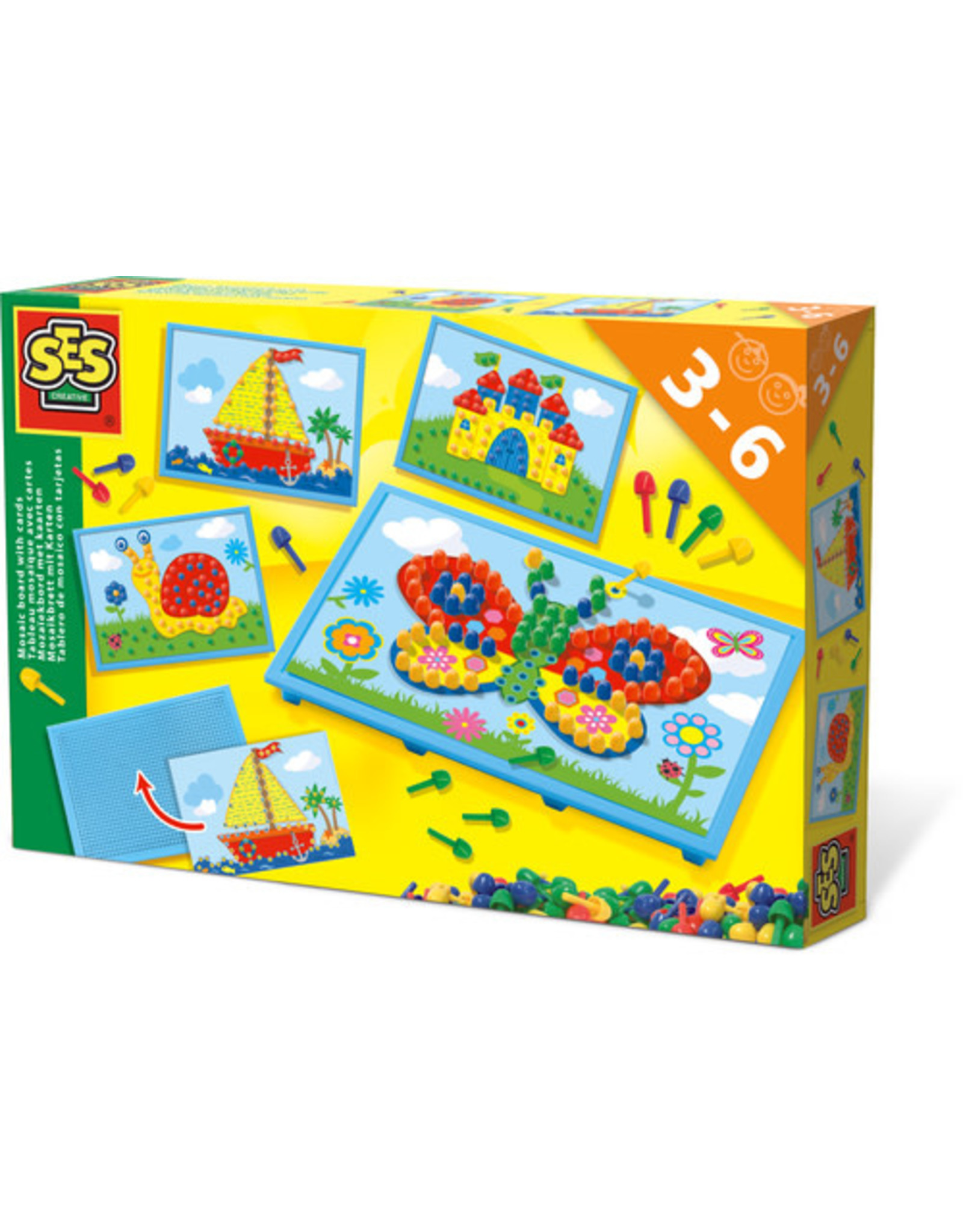 SES Creative SES Creative 14898 Mozaïekbord met Kaarten