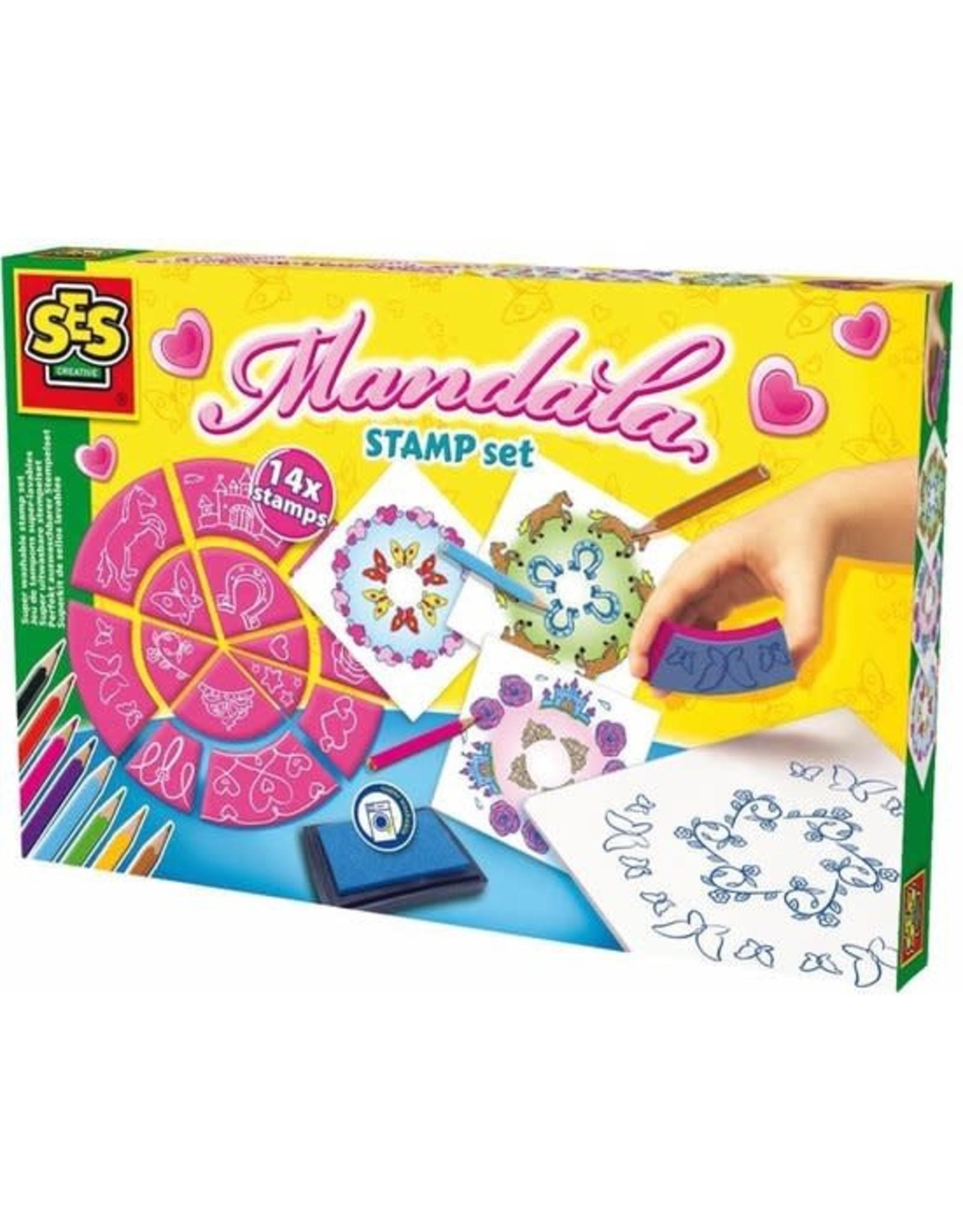 SES Creative SES Creative 14916 Mandala Stempelset Uitwasbaar