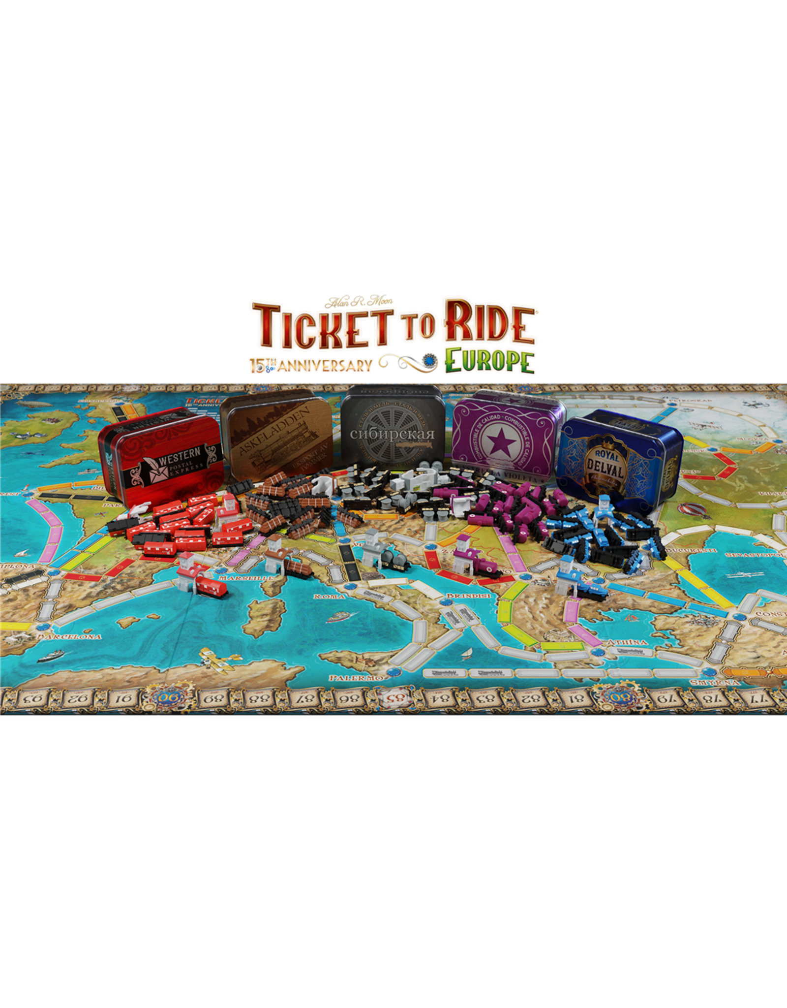 Days of Wonder Ticket to Ride Europe 15th Anniversary EN  Limited edition - Bordspel