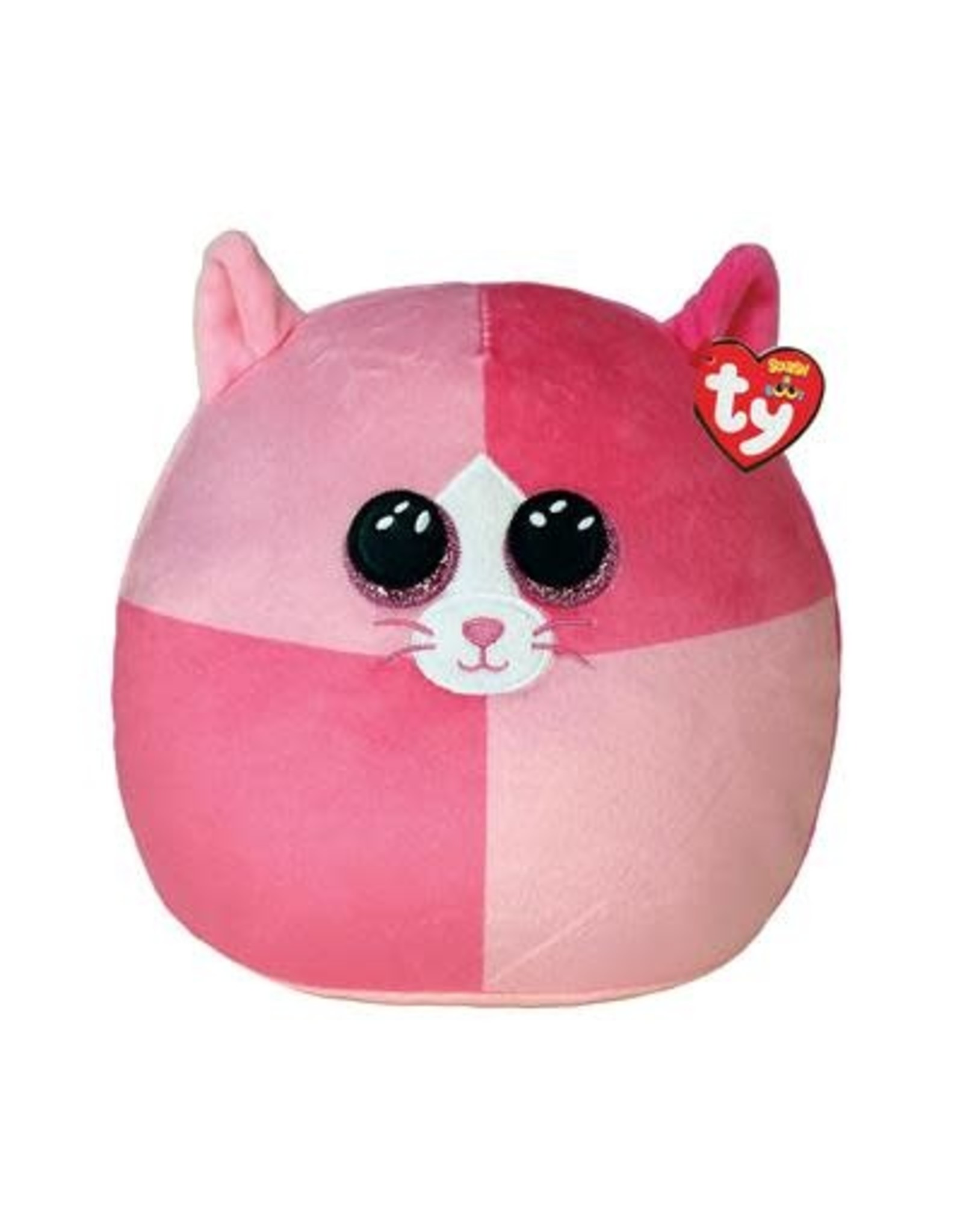 Ty Ty Squish a Boo Pink Scarlet Cat 20cm
