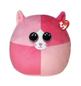 Ty Ty Squish a Boo Pink Scarlet Cat 20cm