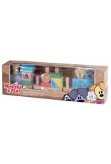 Rubo Toys Woezel en Pip houten trein Rubo Toys Woezel en Pip houten trein