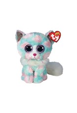 Ty Ty Beanie Boo's  Opal de Groen/Roze Kat  15cm Ty Ty Beanie Boo's  Opal de Groen/Roze Kat  15cm