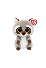 Ty Ty Beanie Boo's Oakie de grijze Wasbeer 15cm Ty Ty Beanie Boo's Oakie de grijze Wasbeer 15cm