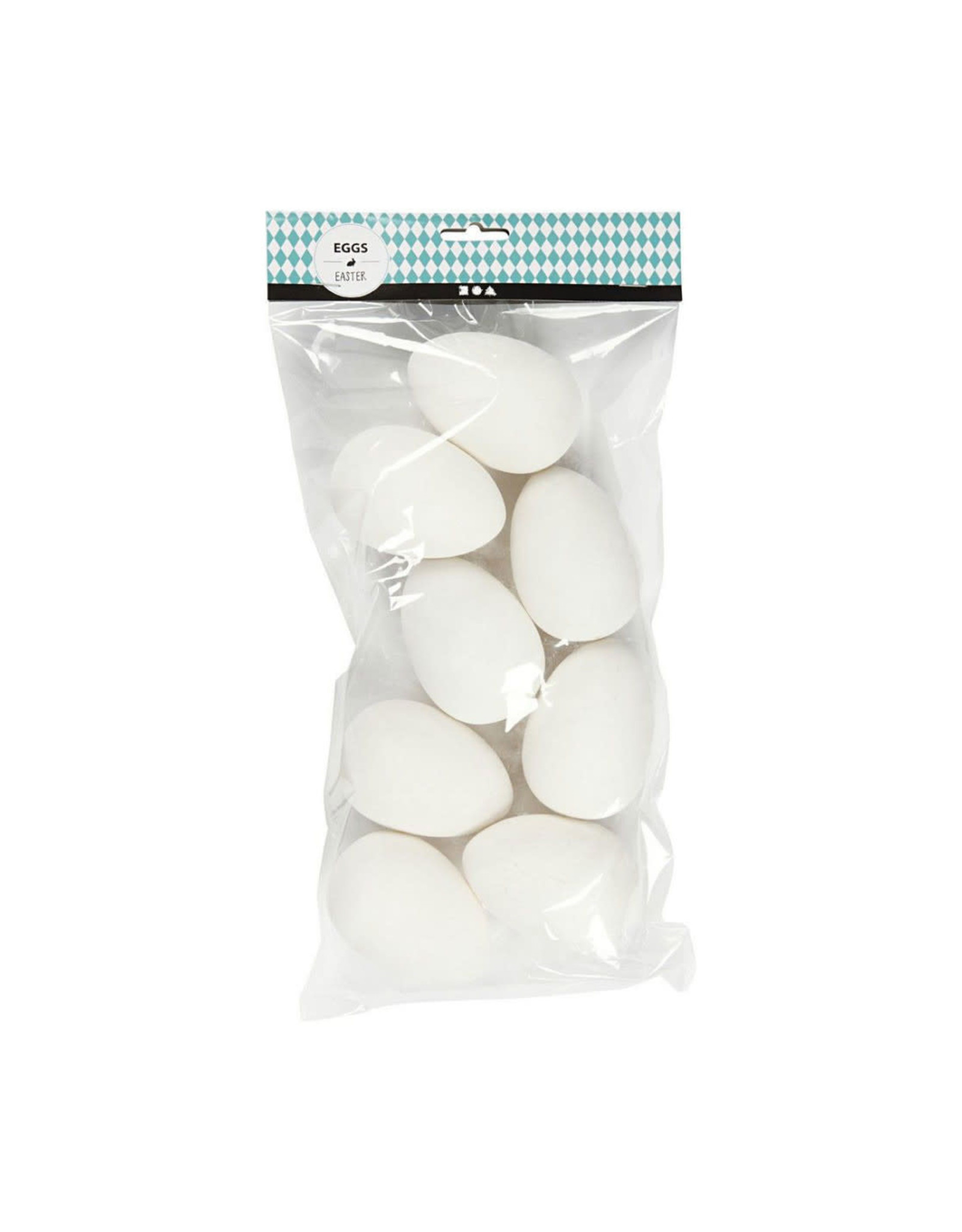 Ganzeneieren Wit, 8 stuks