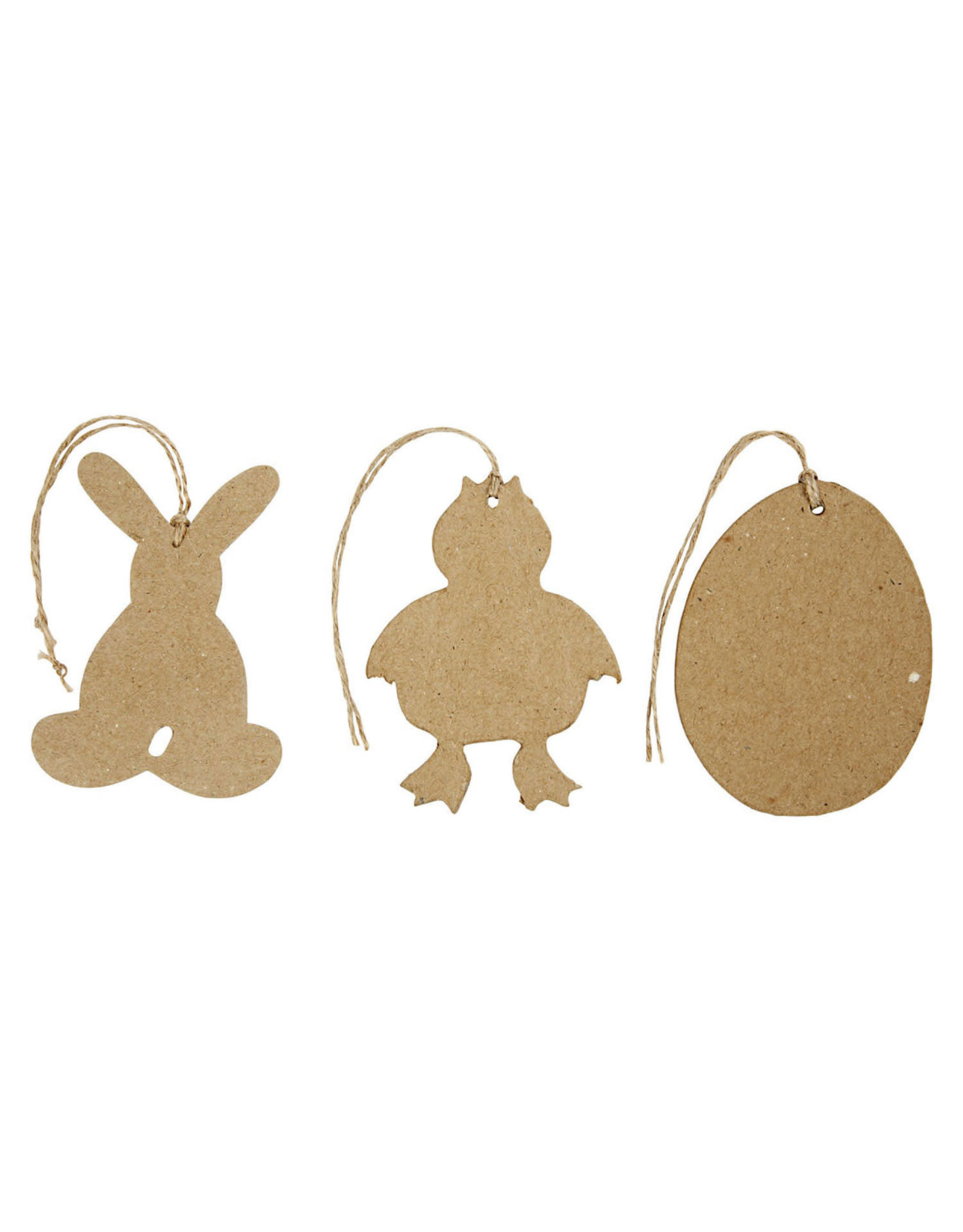 Paashangers Papier-Maché, 6 Stuks