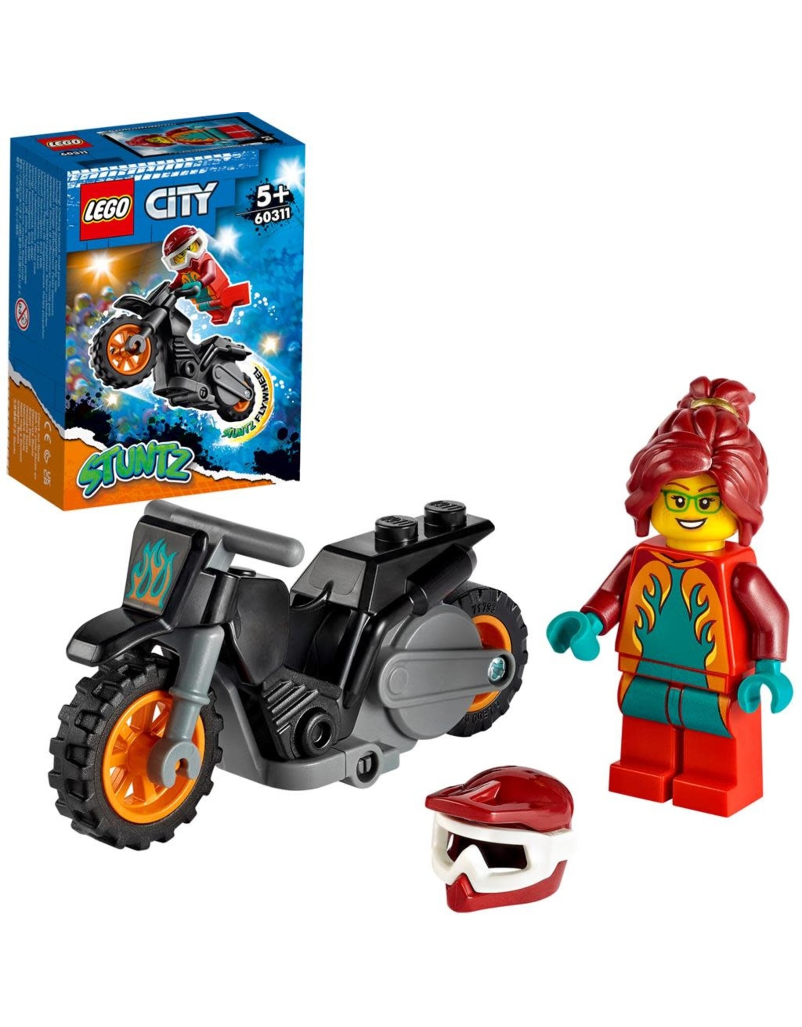 LEGO Lego City 60311 Stuntz Vuur Stuntmotor