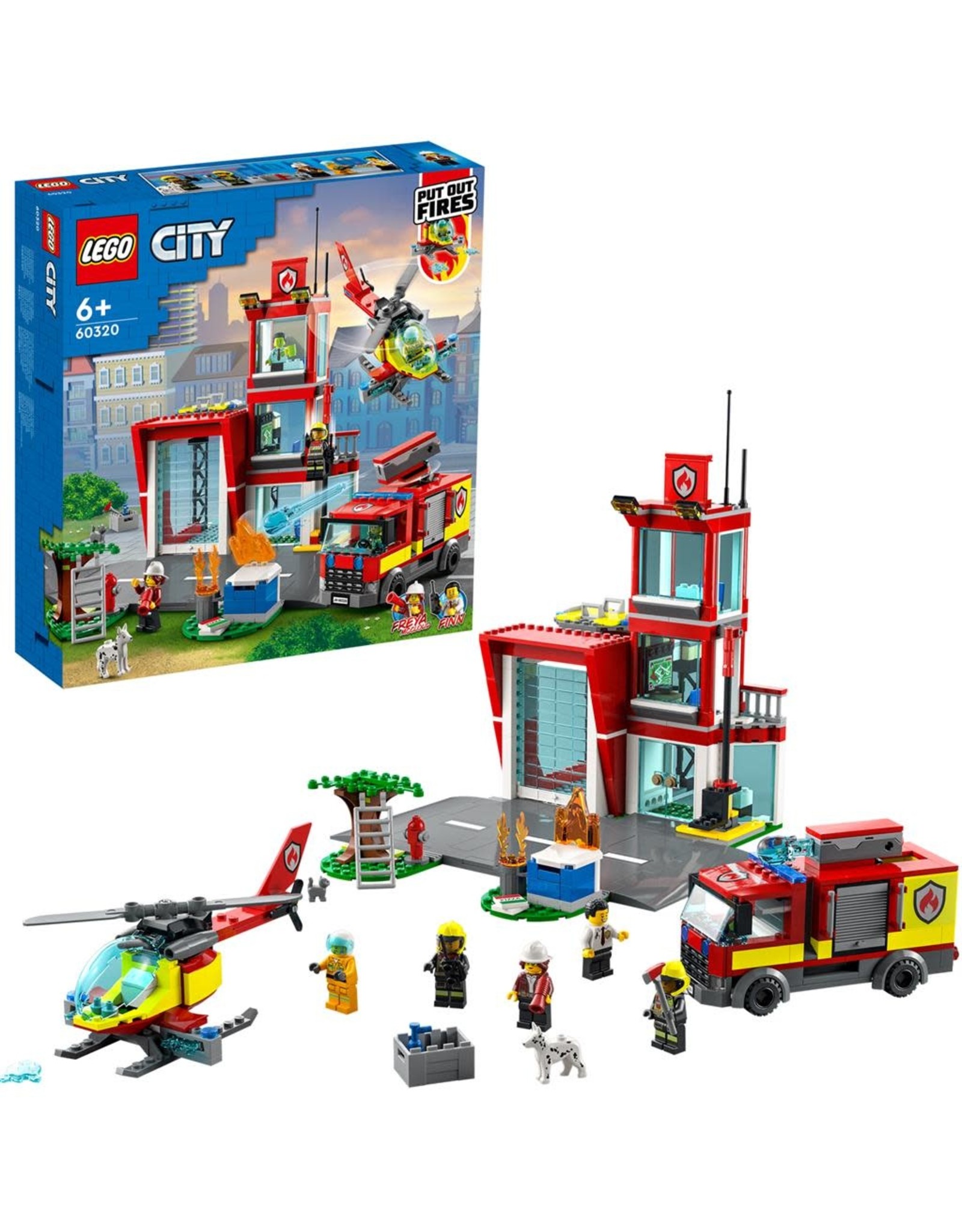 LEGO Lego City 60320 Brandweerkazerne  – Fire Station