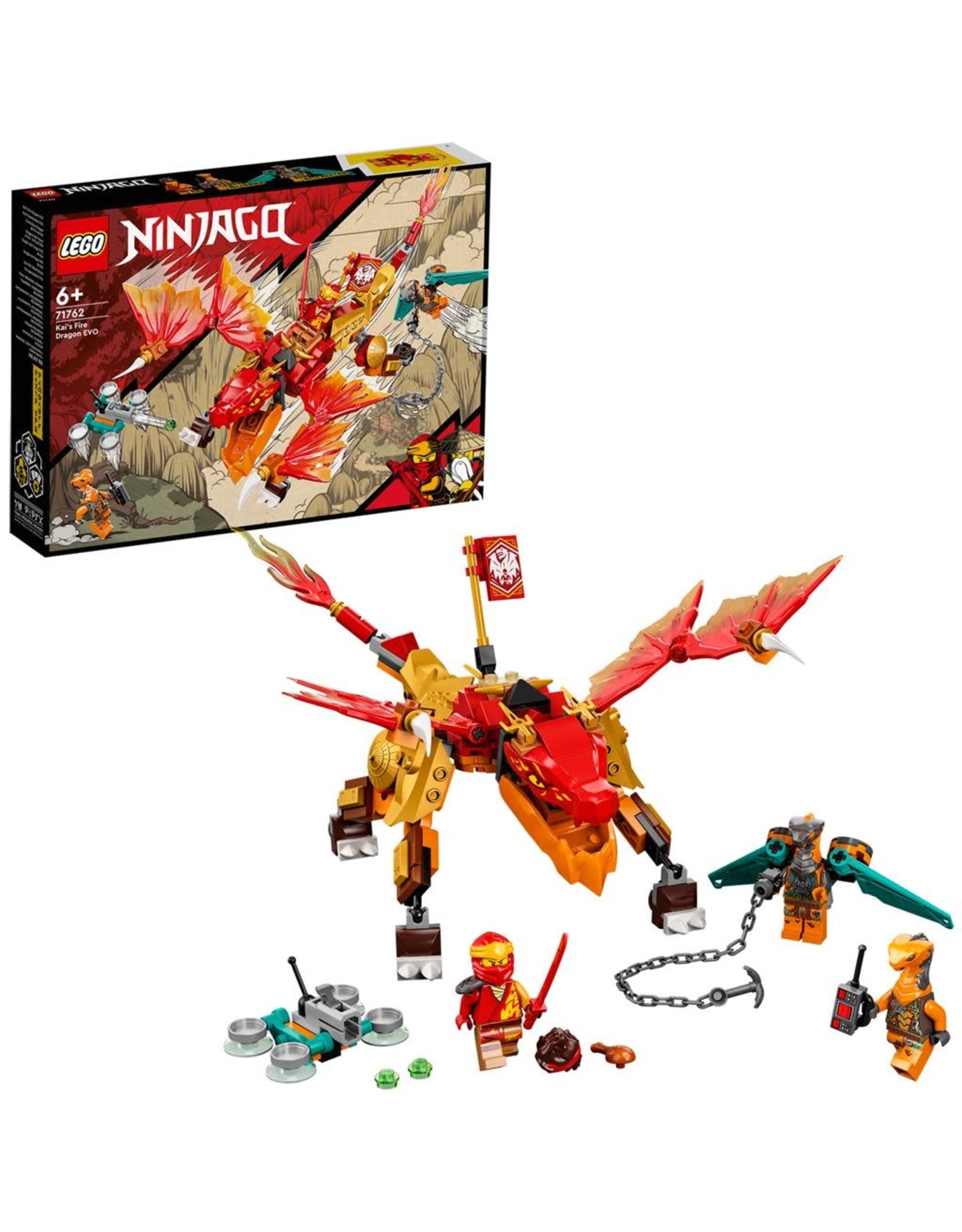 LEGO Lego Ninjago 71762 Kai's Vuurdraak EVO – Kai's Fire Dragon