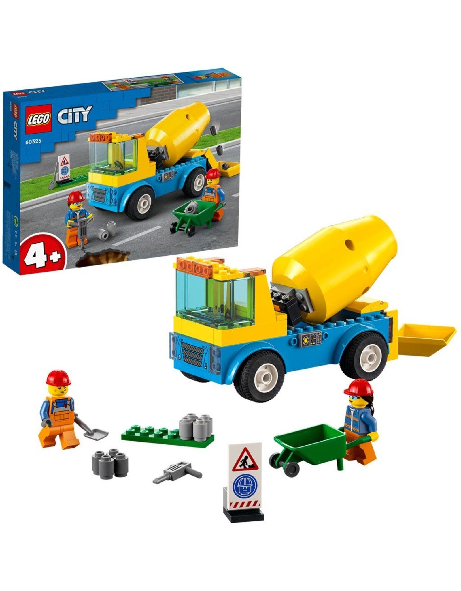 LEGO Lego City 60325 Cementwagen  – Vehicles Cement Mixer Truck